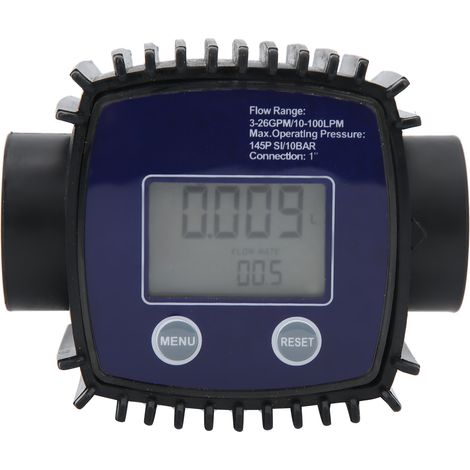 Compteur de Débit Turbine Digital pour Carburant Diesel - K25 1 Pouce DC2.3-3.3V