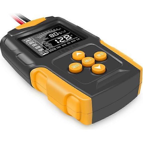 Testeur de batterie automobile 12 V/24 V - Analyseur de diagnostic numérique pour batteries automobiles (1/5)