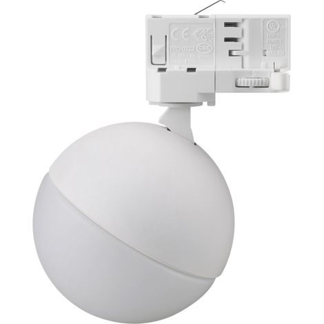 Proyector carril tilt UKU2 Corte de fase L,C LED COB 7W 881lm(694lm)/913lm(670lm)/954lm(707lm) CRI90 2700K/3000K/4000K 150º Blanco (1/4)
