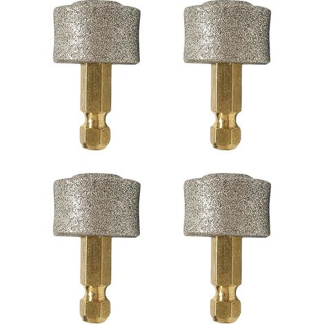 Lot de 4 roues abrasives pour chien - Têtes de rechange pour ponceuse à griffes - Roue abrasive professionnelle pour chiens - Compatible avec la ponceuse à griffes Casfuy (têtes convexes) (1/5)