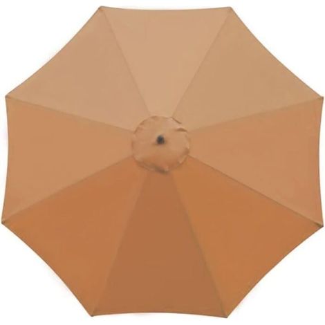 Housse de rechange pour parasol 8 baleines 3 m impermable antiUV tissu de rechange kaki (1/4)