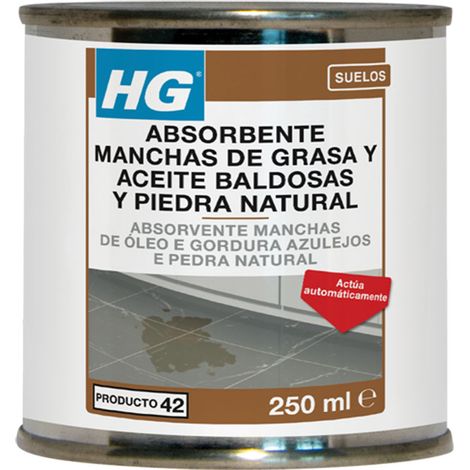 ABSORBE MANCHAS DE GRASA Y ACEITE HG