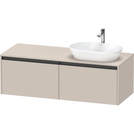 Duravit Ketho.2 Konsolenwaschtischunterbau wandhängend (1/2)