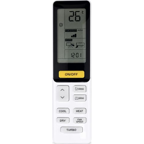 Télécommande de Climatisation Compatible avec Haier, Modèle 0010402886R (1/5)