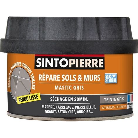 Sintopierre stucco grigio per riparazioni scatola 280g/170ml SINTO (1/2)