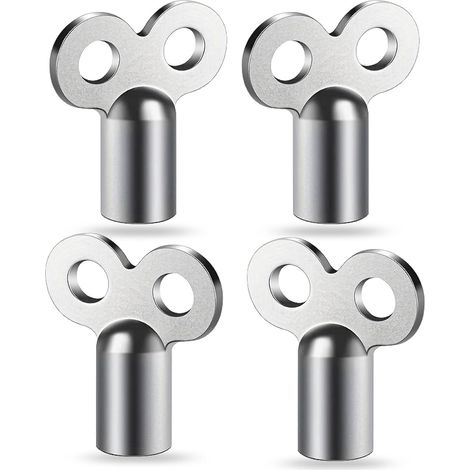 4x clés de purge radiateur universelles robustes et stables, compatibles avec tous types de chauffages (1/5)
