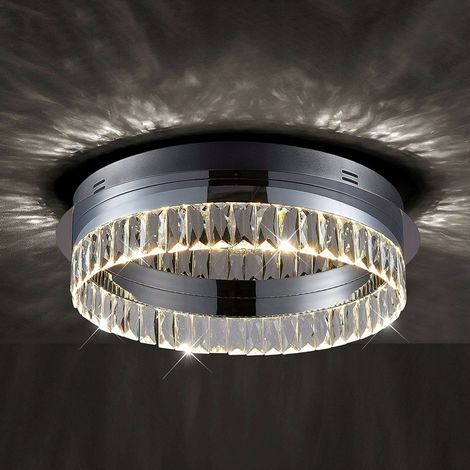 [GEBRAUCHT] B-Ware Lampenwelt Led Deckenlampe Carmi Deckenlampe Kristall Dimmbar Lampe Leuchte