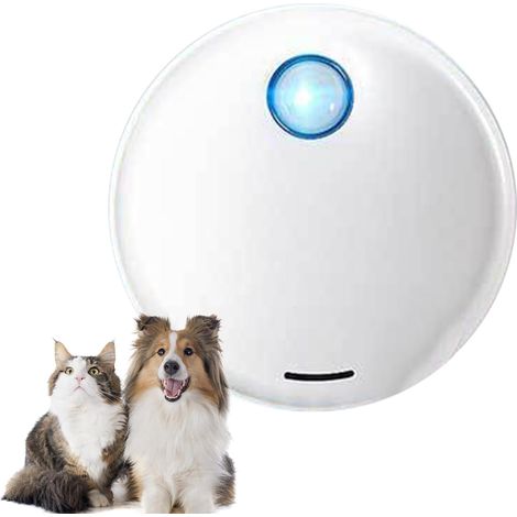 Éliminateur d'odeurs pour litière de chat, purificateur d'air portable anti-odeurs, assainisseur pour animaux (1/5)