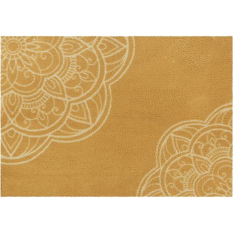 Akzente FEEL Mandala Harmony Fußmatte 70x100cm, Polyester, Latex, rutschfest, kuschelig, Made in EU (1/5)