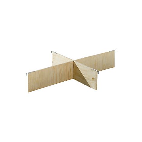 kaiserkraft  Divisorio per spondine  set  per paletta 1200 x (1/3)
