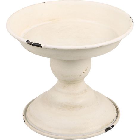 Rustikaler Blumentopf in Urnenform aus Metall Vintage (1/5)