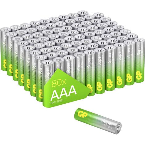 GP Super Batteria Ministilo (AAA) Alcalina/manganese 1.5 V 80 pz. (1/3)