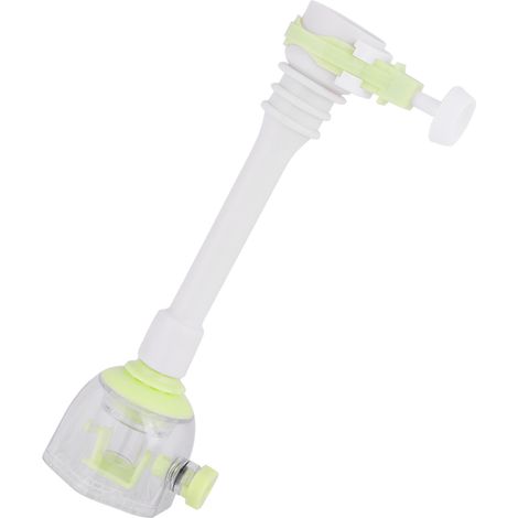 Mitigeur de cuisine extensible vert 18cm, économiseur d'eau, anti-éclaboussures, robinet pulvérisateur orientable (1/5)