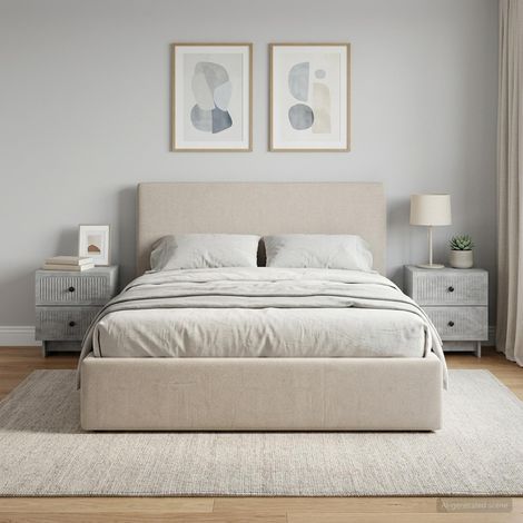vidaXL Bedside Cabinet 2 pcs Concrete Grey 43 x 34.5 x 47.5 cm (1/5)