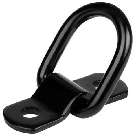 Paquete de 6 anillos en D de tensión für remolque, camión, barco, coche, kayak (Schwarz) (1/4)