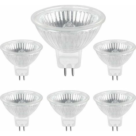 Ampoule Halogene GU5.3 35W 12V, Ampoule Spot Halogène MR16, pack de 6 (1/5)