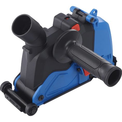 Cappa di aspirazione per smerigliatrice angolare, regolabile a 360°, compatibile con smerigliatrici da 125 mm e 150 mm, PA6-GF30 (1/2)