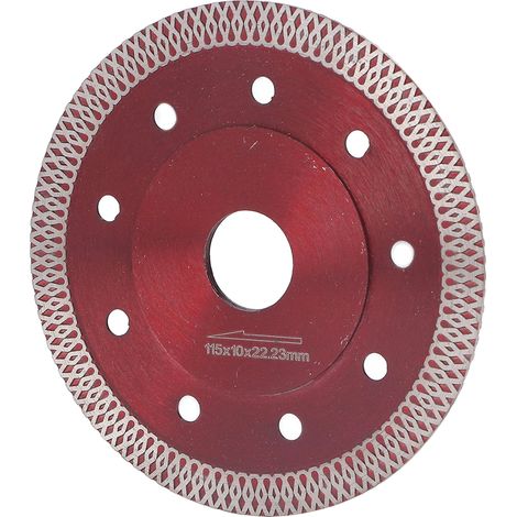 Ultradünnes Sägeblatt aus Red Diamond 65 Manganlegierungsstahl, scharfes Porzellan-Sägeblatt für Granit, 4,5 Zoll (1/5)