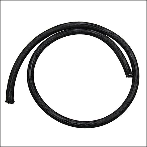 Tuyau de refroidissement d'huile AN6 à double couche en nylon tressé et fil d'acier, résistant aux hautes températures et aux hautes pressions. (1/4)