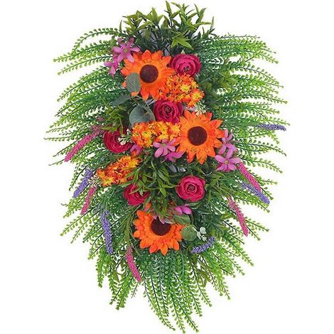 Frühlings-Lavendelkränze für die Haustür, Frühlings- und Sommer-Türkränze
