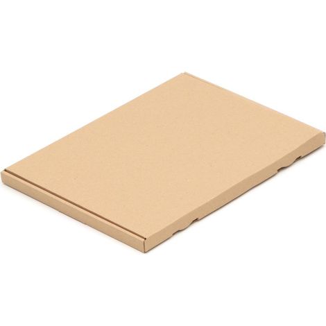 100 Großbrief 350 x 250 x 15 Großbriefkartons Postkarton DIN A4 BRAUN (1/4)