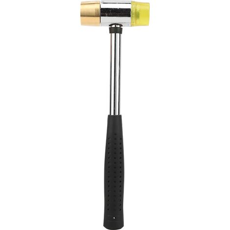 Marteau en plastique jaune pour guitare, tête en laiton et caoutchouc, accessoires d'instrument de musique pour ukulélé (1/5)