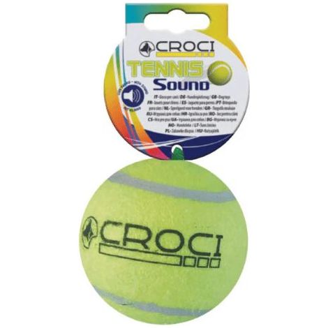 Set 3 pezzi Palla Tennis Sound 10cm.