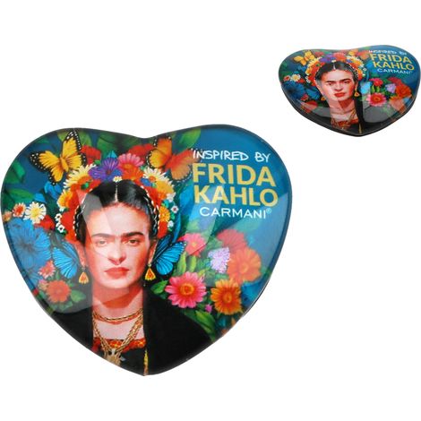 Aimant en forme de cœur pour le réfrigérateur, inspiré de Frida Kahlo, gadget, cadeau, décoration (1/3)