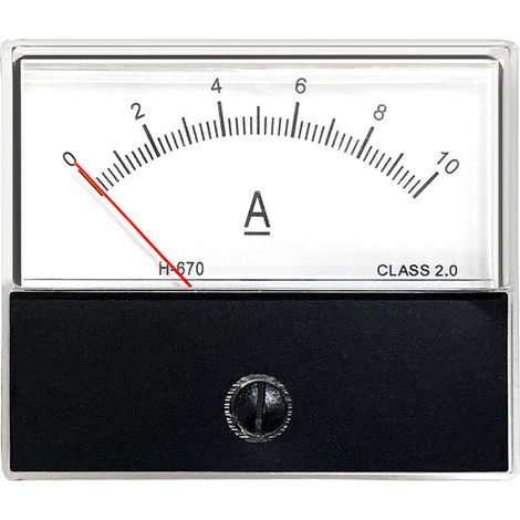 Nazalus-Hot Sale-Analog-Panel-Strommesser, Amperemeter-Messgerät, Klasse 2.0, Präzision, DC 0–10 A, analoges Amperemeter, Ampere-Messung, Tester, Messgerät, Panel, DC 0–10 A