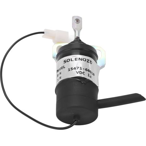 Électrovanne de coupure carburant 12V pour moteur Cummins 052600-1001 - Vanne d'arrêt diesel (1/5)