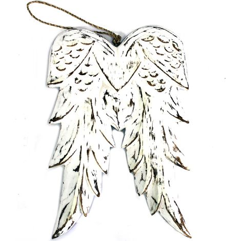 Aile d'ange double fabriquée à la main - 31 cm- Vendu par 1 (1/4)