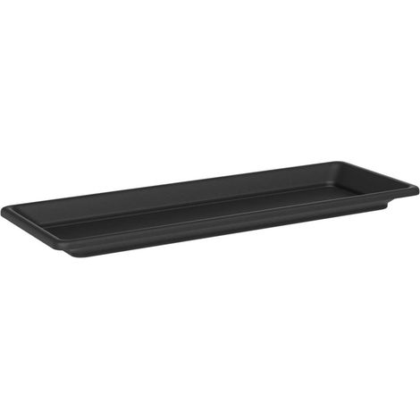 TeraPlast™ Untersetzer NARA Anthrazit grau rechteckig 30 x 18 cm - Kunststoff