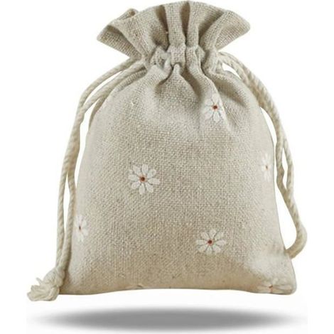 Lot de 20Pcs Pochettes Sachets en Lin Chanvre Sachets en Jute avec Cordon 1318cm (1/3)