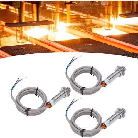 JYIO M12 LJ12A3-2-Z/BX Näherungssensor, Metallsensor, Endschalter, Öffner-3-Draht-NPN-Transistor (1/5)