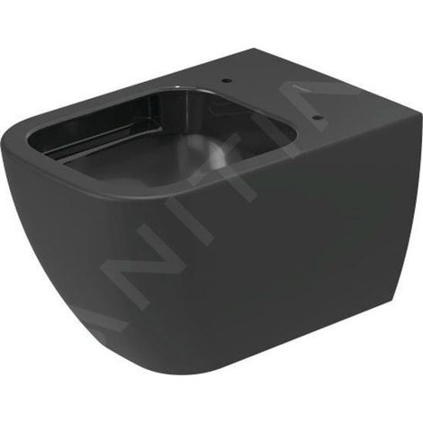 DU WC suspendu 540 mm Happy D.2, Anthracite / Anthracite Mat, TS, sans bride (1/5)