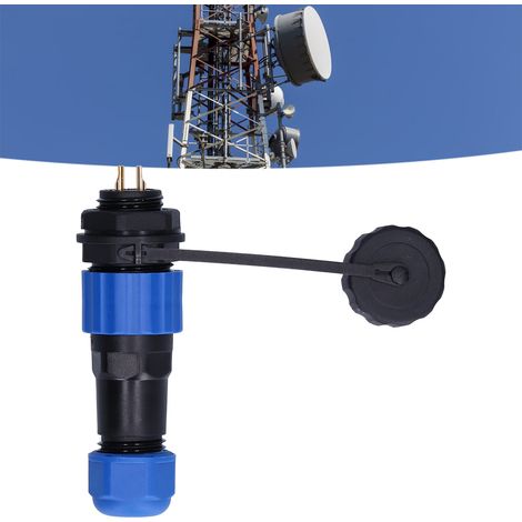 SP16 Rückmutter, IP68 wasserdichte Rückmutter für Luftfahrtstecker und -buchse, mehradrige, verschweißte Stecker- und Buchsenverbindung, 380 V 10 A 2 Leiter. (1/5)