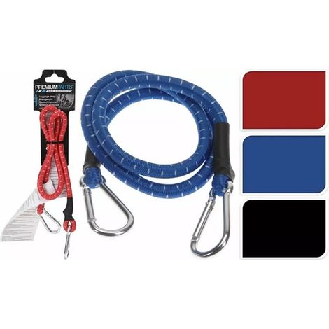 PREMIUMPARTS pulpo mosqueton elastico 80/168 cm , Pulpo mosqueton elastico 80/168 cmMarca PremiumpartsClip elástico tipo pulpo/correa de 80 cm de largo- Mosquetones en ambo