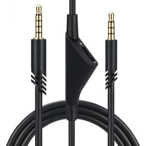 Câble audio de remplacement pour téléphones Astro A10, A30, A40 et A40TR, rallonge avec fonction de coupure du son et de contrôle du volume. (1/5)