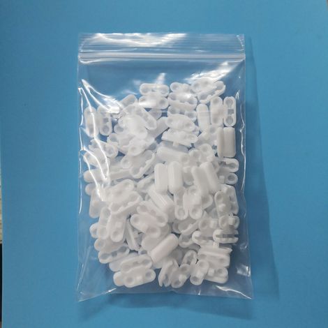 Ensemble de 50 connecteurs à perles blanches pour stores verticaux et stores enrouleurs. (1/5)