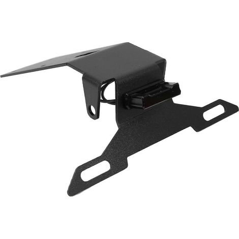 Support de plaque d'immatriculation avec feu LED intégré, compatible avec Kawasaki H2SX et ZX1000 (à partir de 2018). (1/5)
