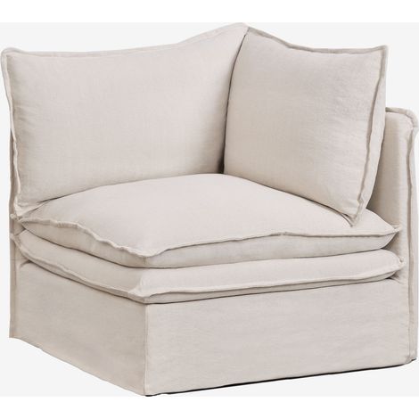 SKLUM Ecksofa aus Leinen und Baumwolle Grace (1/5)