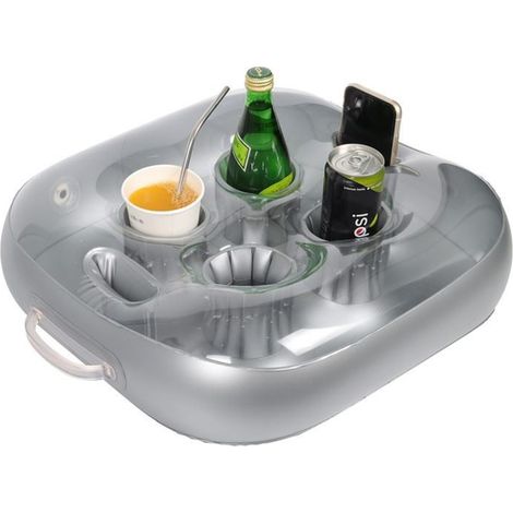 Schwimmender Pool-Getränkehalter, Pool- und Whirlpool-Zubehör, verbessertes Design für Pool-Party-Whirlpool-Spaß
