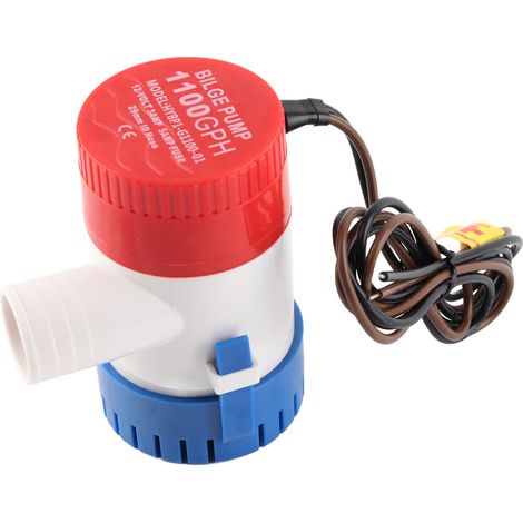 Pompe de cale submersible 12V - Débit élevé, manuelle, parfaite pour bateaux et transfert d'eau (1/5)