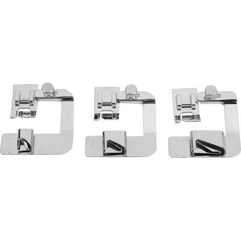 Set mit 3 multifunktionalen Schrägbandfüßen für Nähmaschinen, Kombinations-Nähset (1/5)