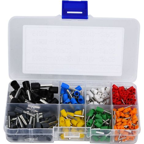 DUBUNS Kit de 400 cosses à sertir en cuivre étamé avec isolateur en PVC (1/5)