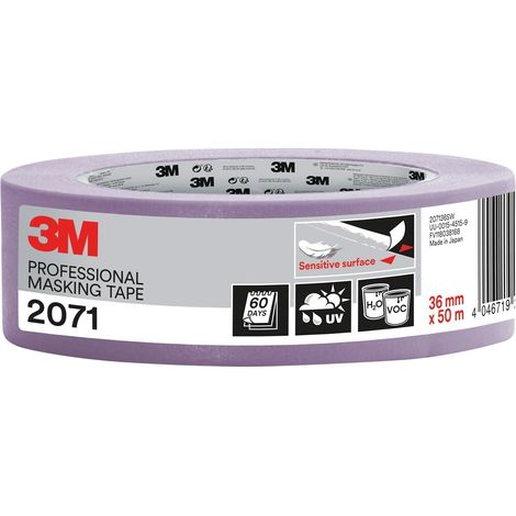 Nastro adesivo 3m 50 metri viola larghezze multiple (1/4)