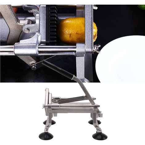 Trancheuse à légumes et fruits en acier inoxydable, râpe à pommes de terre, ustensiles de cuisine, machine à frites manuelle, fournitures de cuisine professionnelles AY430 Machine à frites 9 mm (1/5)