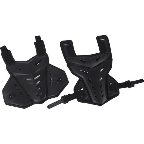 Gilet D'armure de Moto Léger, Protecteur de Poitrine à L'épreuve des Chocs pour la Conduite, Réglable, Coquille PE, Noir, Taille Unique (1/5)
