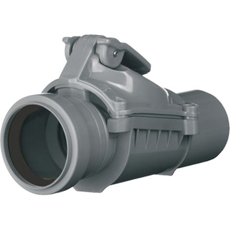 Airfit Rückstauklappe 50050GRK DN 50, grau, mit zusätzlichem Handverschluss (1/2)