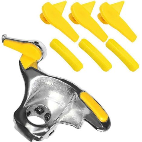 Cabezal para cambiar neumáticos de coche, cabezal de pato de acero fundido de alta resistencia, desmontadora de neumáticos con protección de llanta para montaje de neumáticos (28 mm) (1/5)